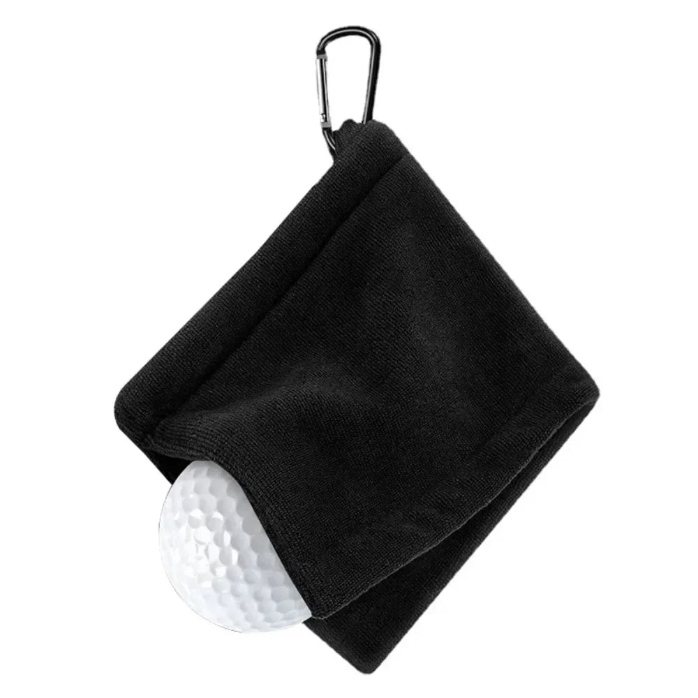 Microfibre Golf Ball & Club Cleaning Towel with Hook