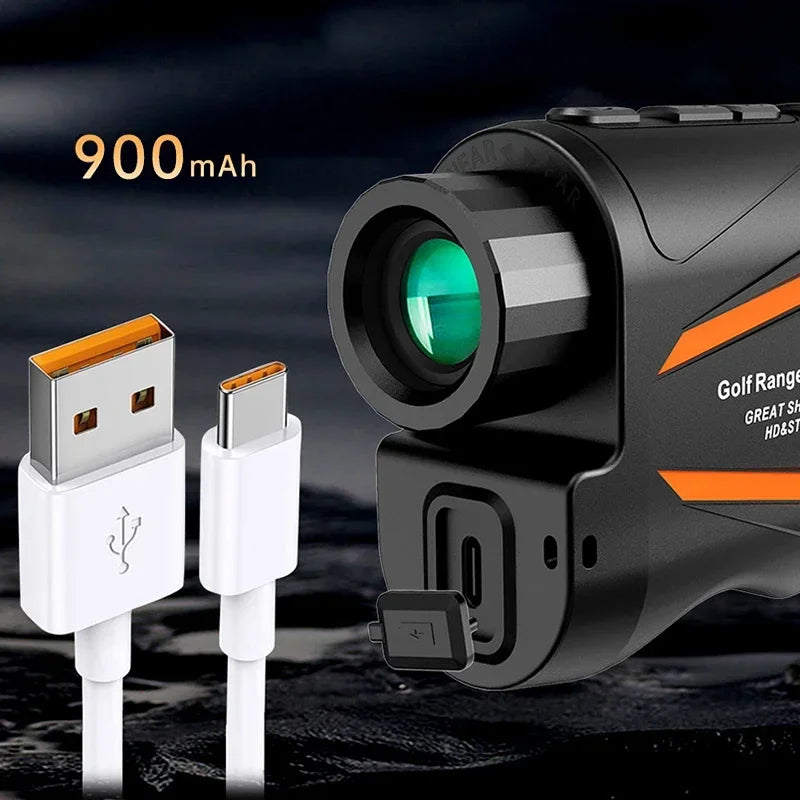 Golf Rangefinder - 1800m Range, 6x Zoom & Slope Compensation