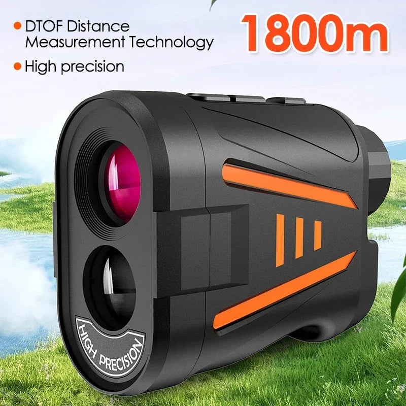 Golf Rangefinder - 1800m Range, 6x Zoom & Slope Compensation