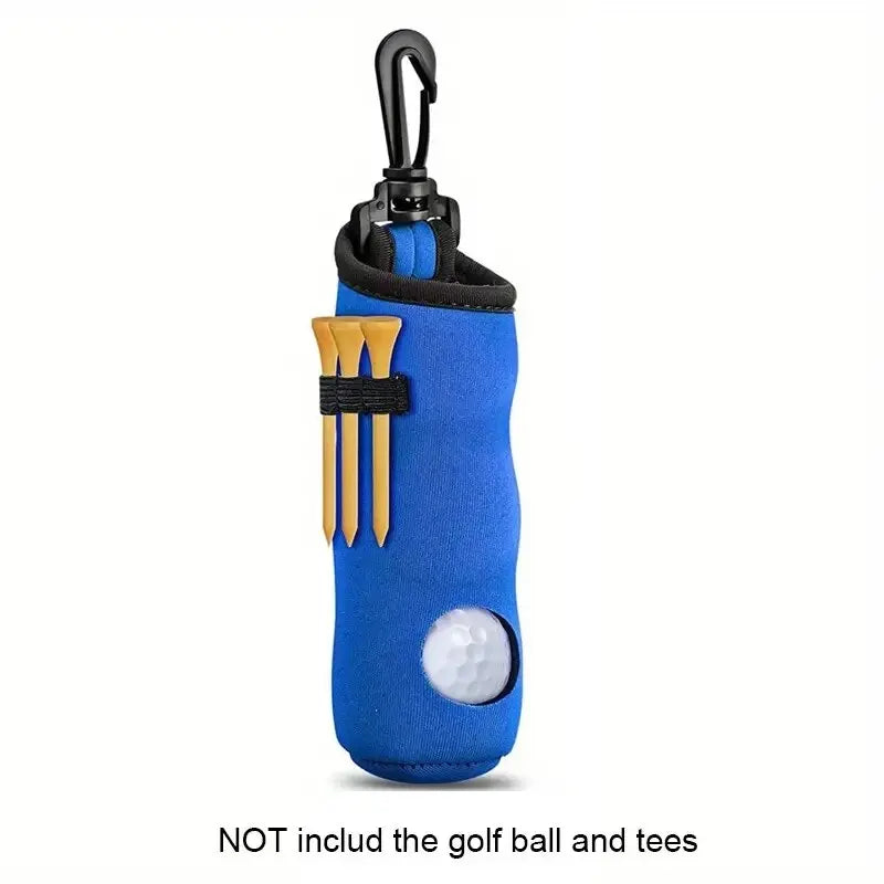 Golf Ball & Tee Holder with Clip