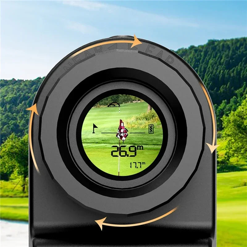 Golf Rangefinder - 1800m Range, 6x Zoom & Slope Compensation