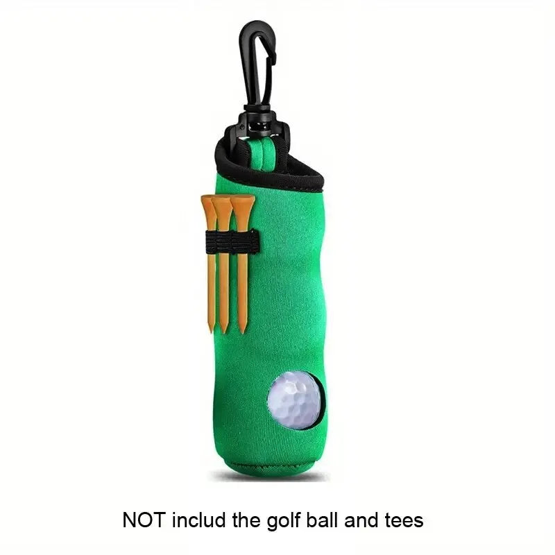 Golf Ball & Tee Holder with Clip