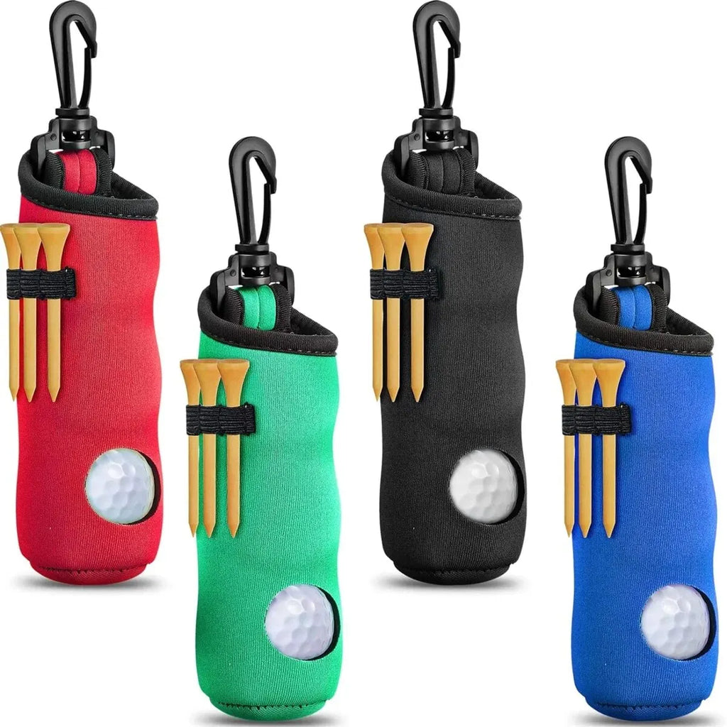 Golf Ball & Tee Holder with Clip